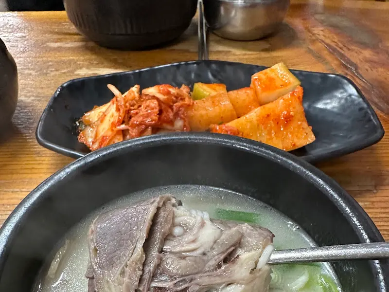 설렁탕과 김치, 깍두기