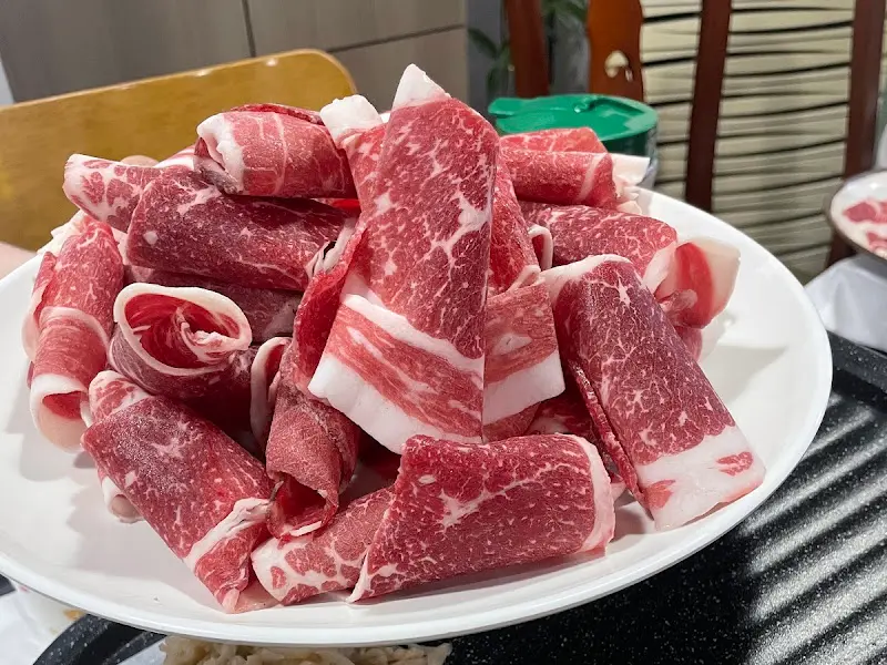 차돌박이의 아름다운 마블링