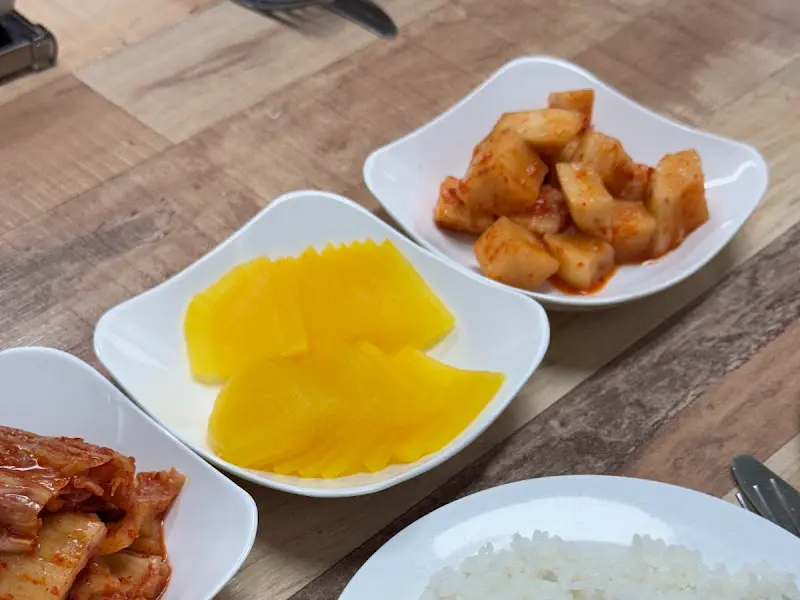 김치, 깍두기, 단무지