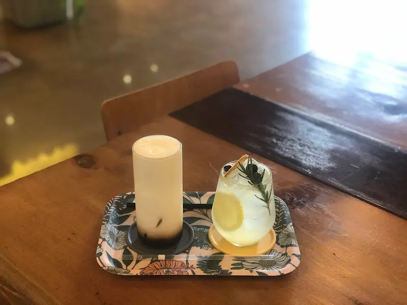 부여밤라떼와 브라우니