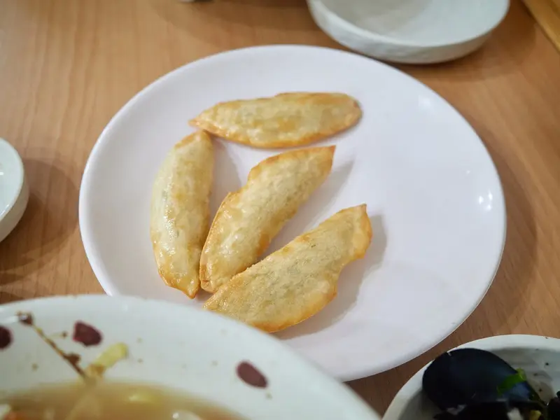 서비스로 제공된 군만두