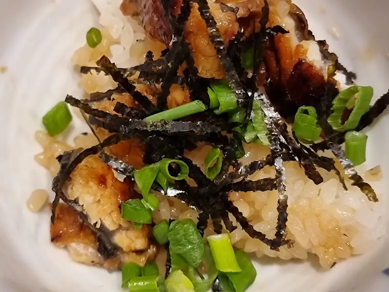 장어와 김, 파의 조화