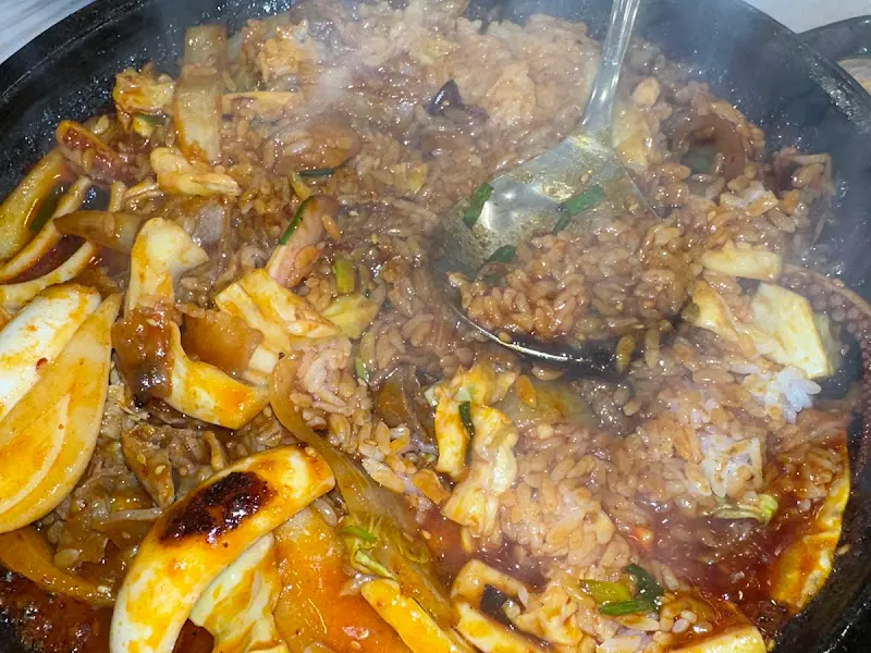 오징어 볶음 밥