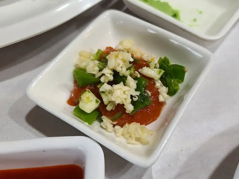 신선한 해산물 한 상