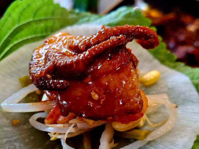 쭈꾸미와 깻잎쌈