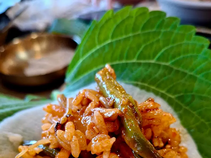 곤드레밥과 쭈꾸미