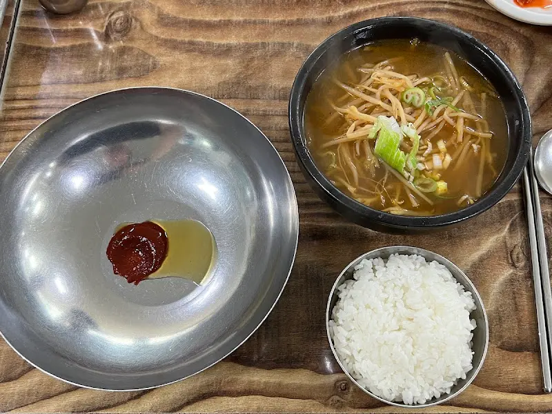 청호집 선짓국 한상차림