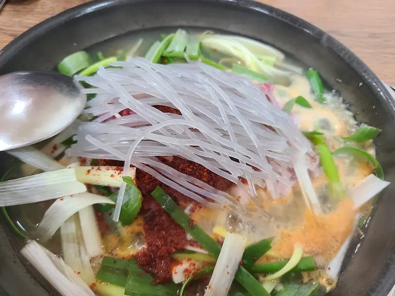 돼지짜글이 근접샷