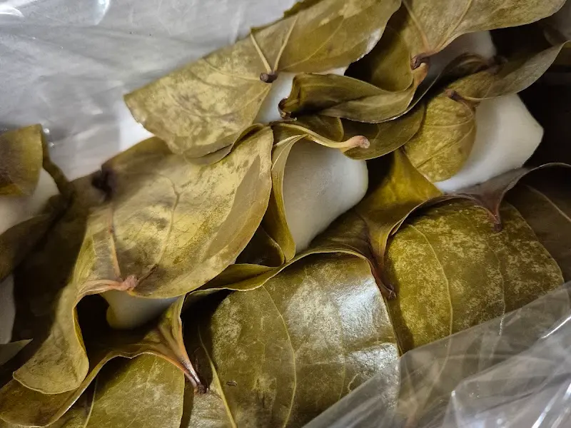 망개떡 포장 모습