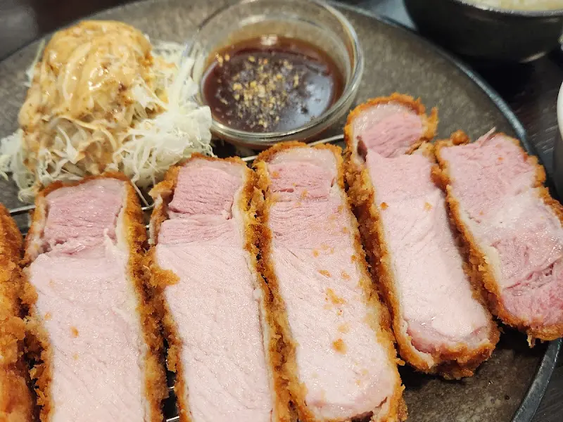 환상적인 비주얼의 안심카츠 단면