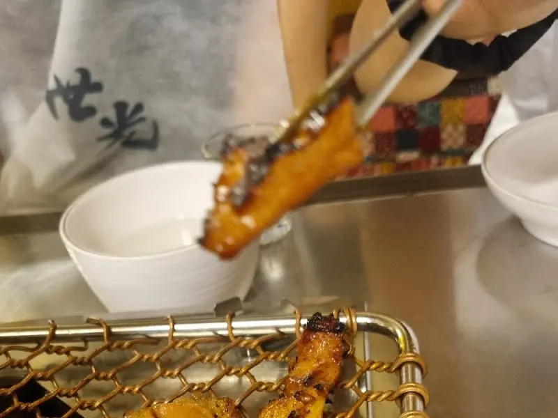 양념에 찍어 먹는 양대창