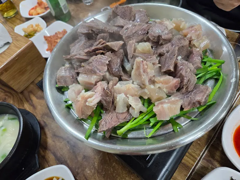 모듬 수육 클로즈업