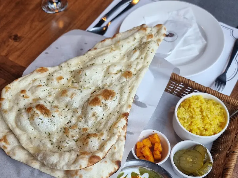 커리킹덤의 전체적인 음식 세팅