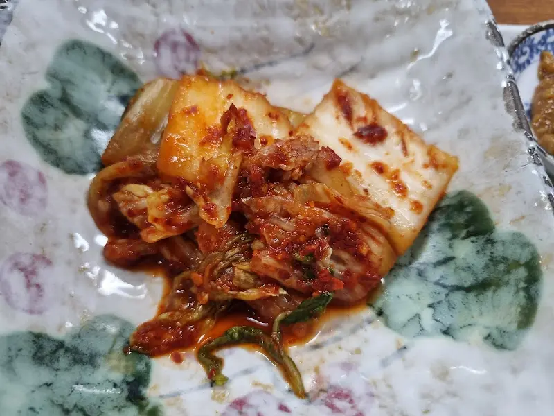 즐거운대구탕 김치