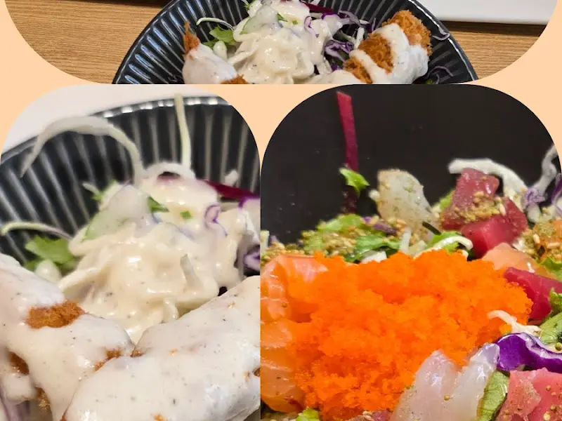 다양한 해산물이 곁들여진 스끼다시