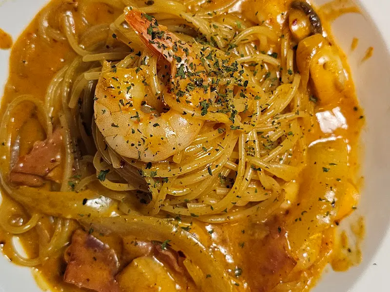 해산물 크림 파스타