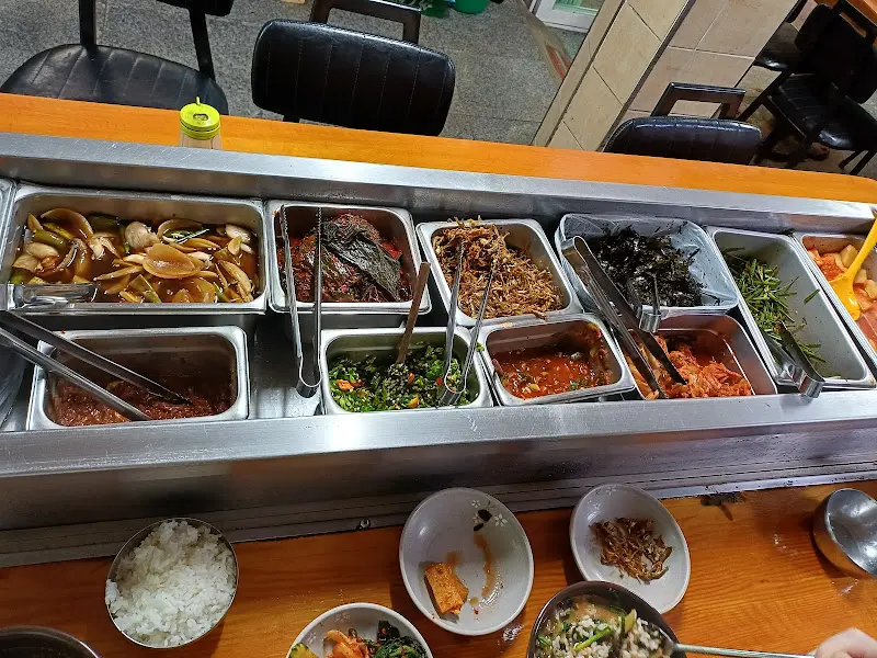원조시락국 반찬 뷔페