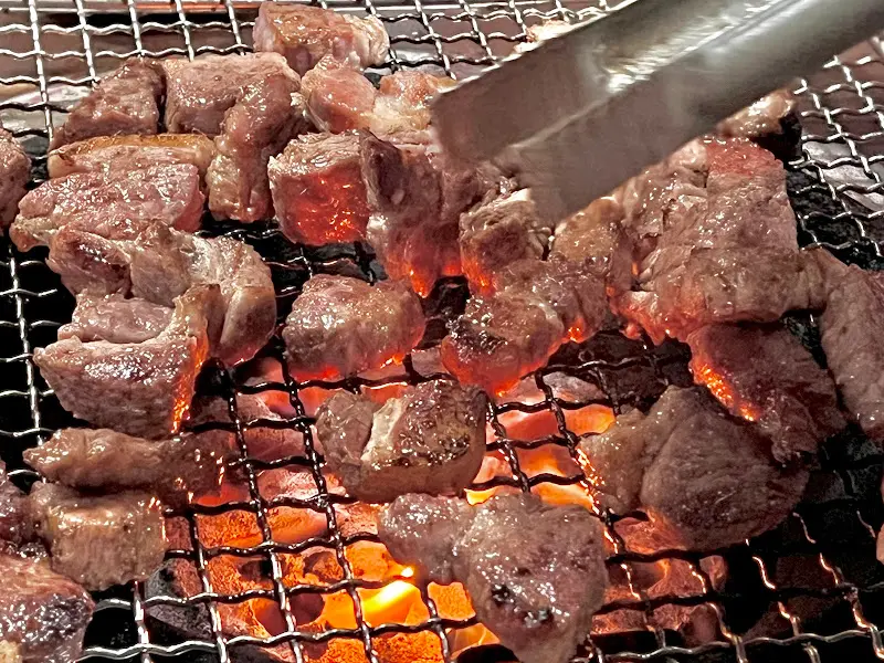 숯불 돼지갈비 구이