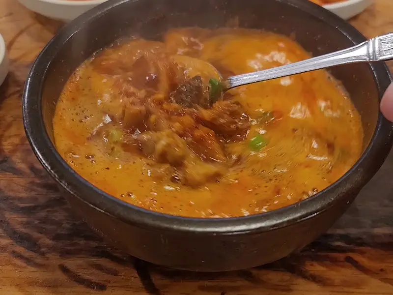 우거지갈비탕 속 LA갈비