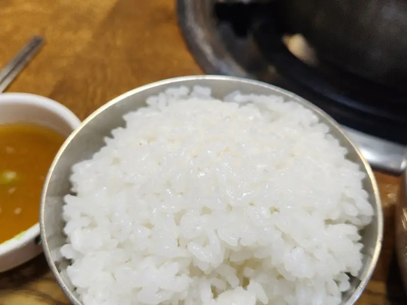 윤기가 흐르는 밥