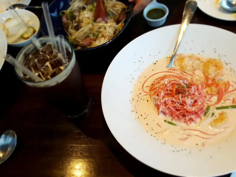 새우 크림 스파게티