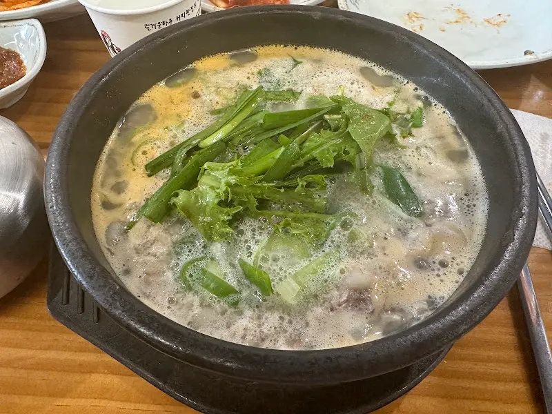 돼지 국밥 항공샷