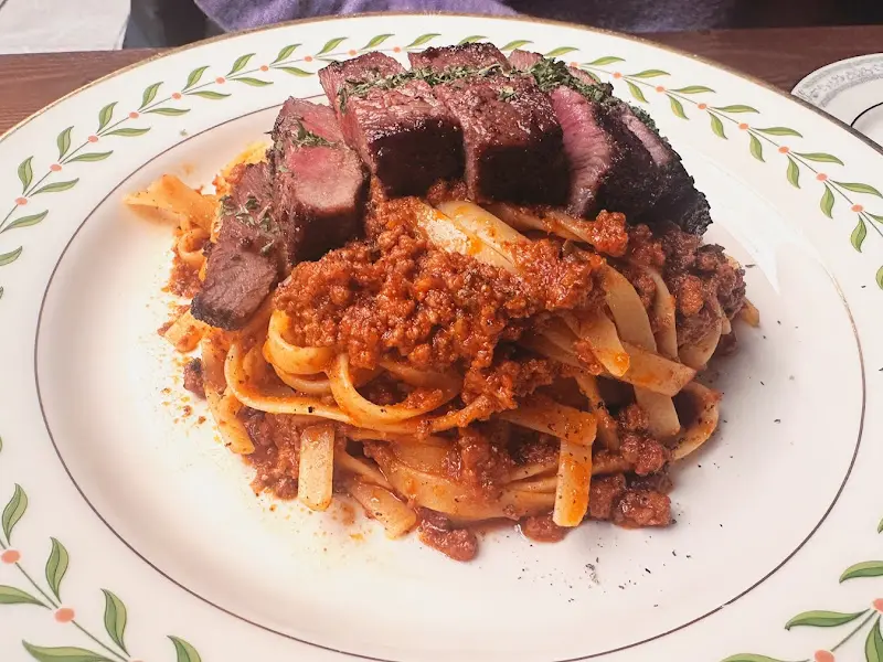 스테이크 파스타