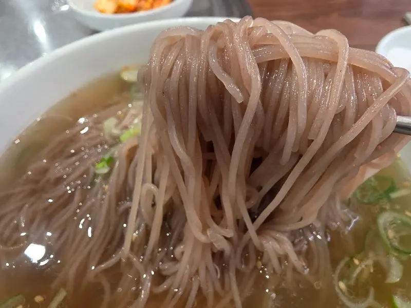 우래옥 평양냉면 면발