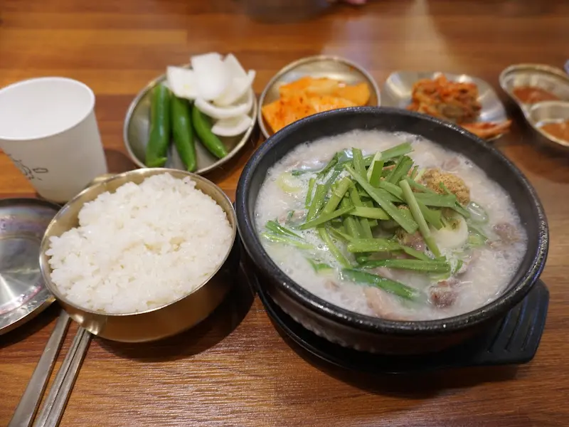 순대국과 밥