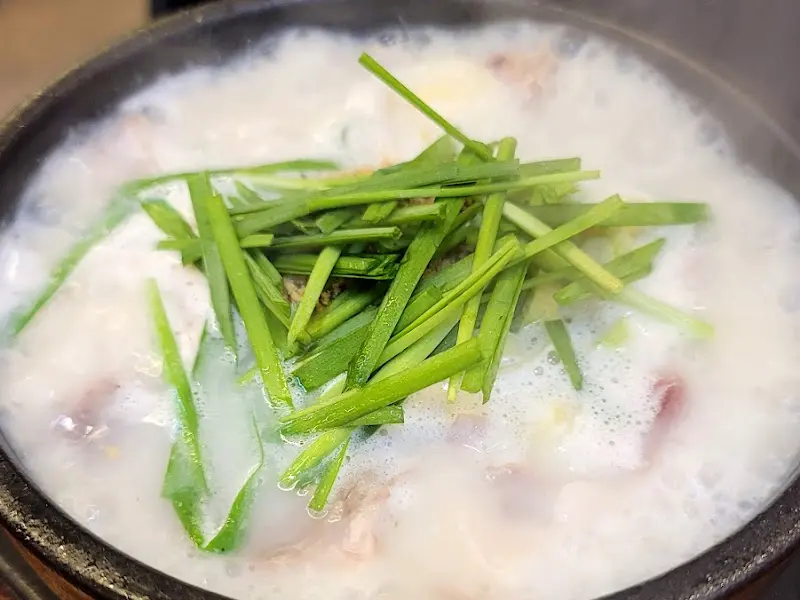 순대국 국물
