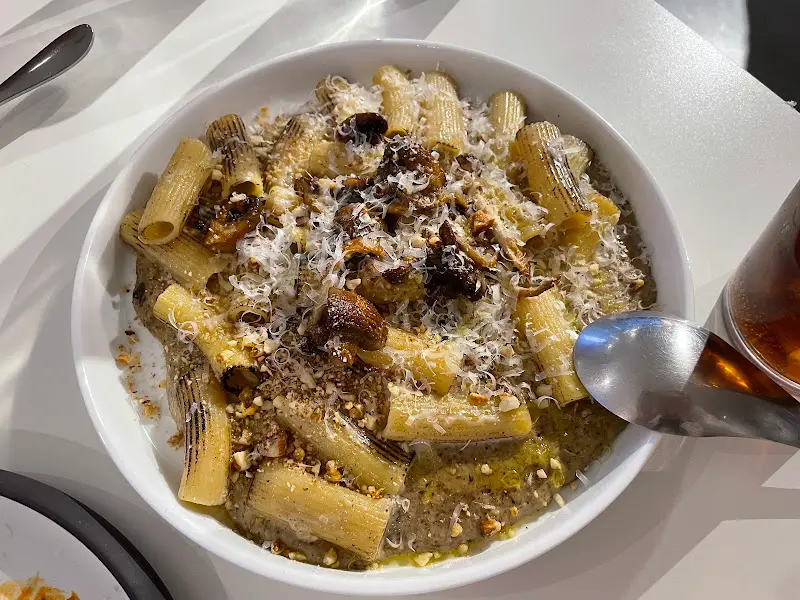 리가토니 파스타 근접샷