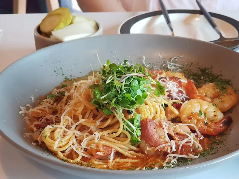 새우 베이컨 파스타