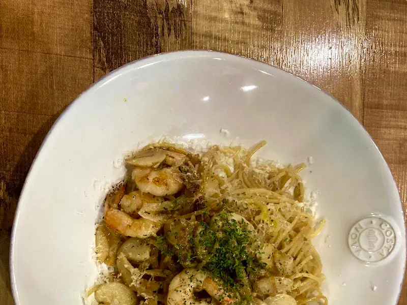 맛있는 파스타 근접샷