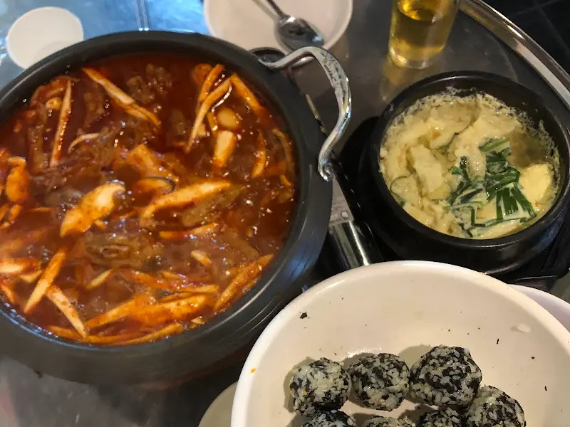 닭발과 계란찜, 주먹밥
