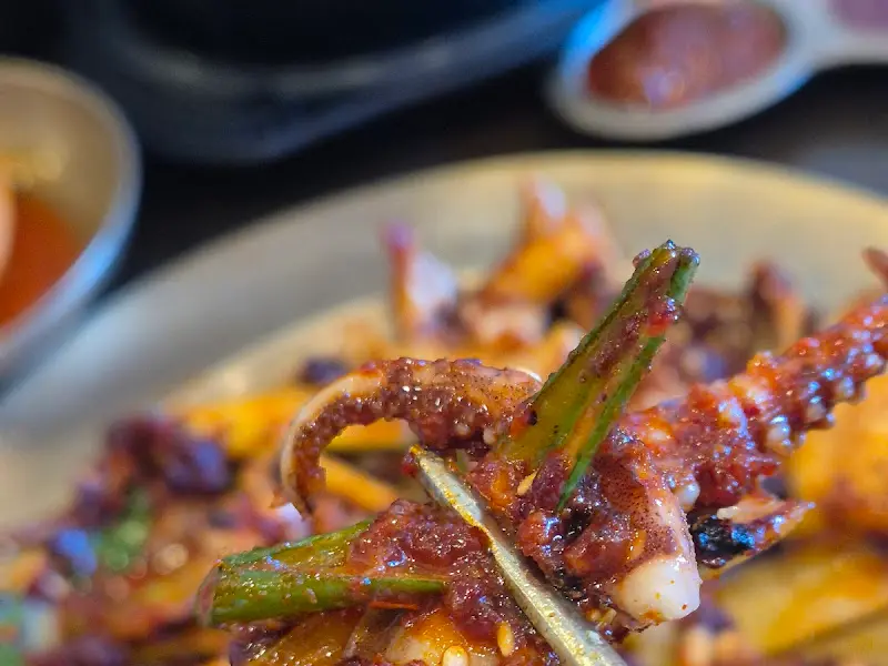 청와옥 본점의 오징어 숯불구이 사진