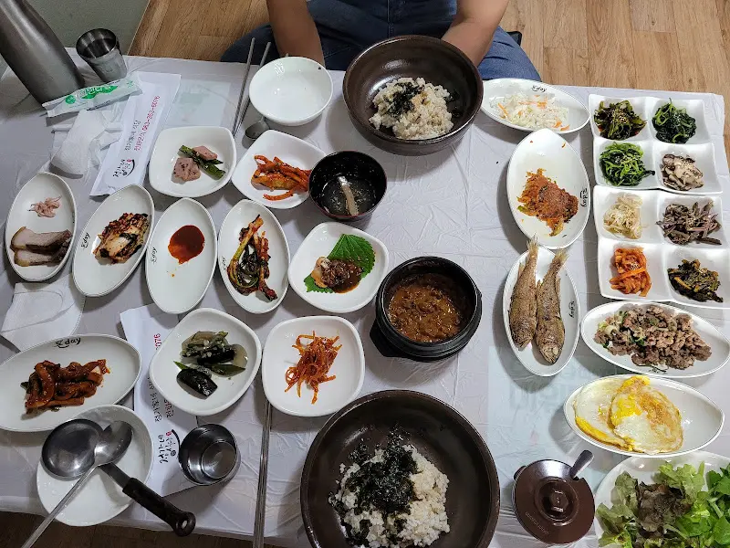 보리밥 정식 한 상 차림