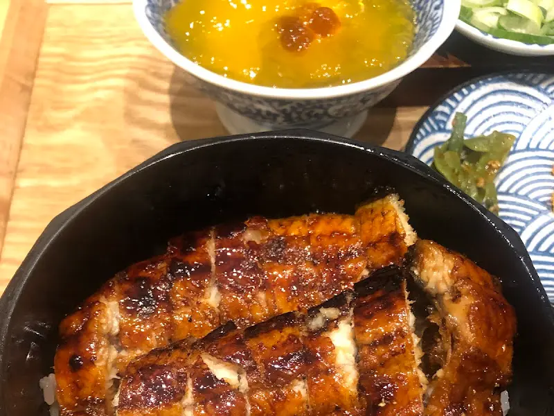 히츠마부시 한 상 차림의 전체적인 모습