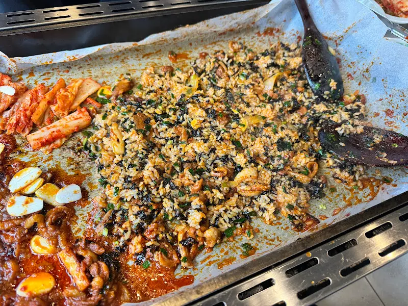 오리주물럭 볶음밥