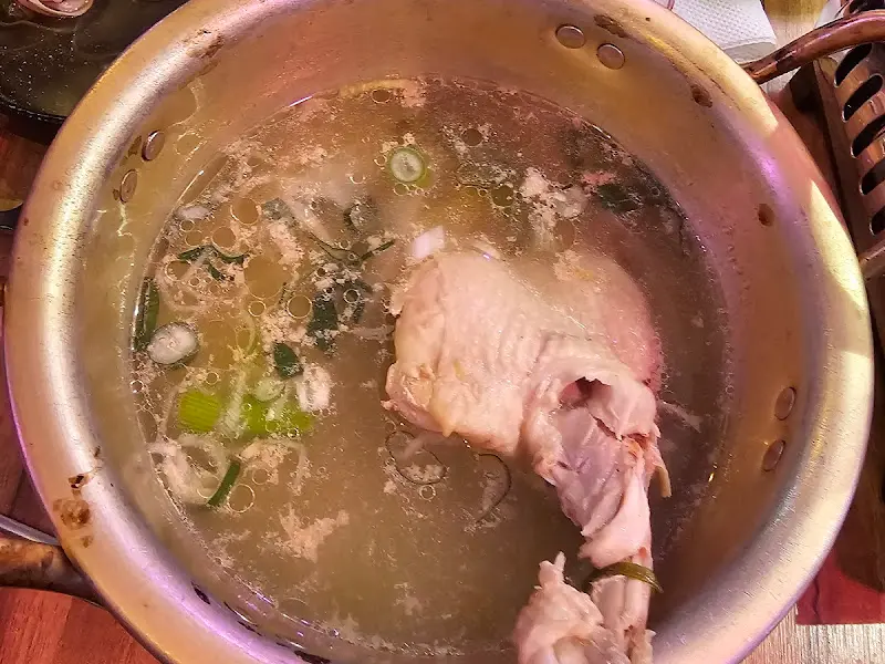 기본으로 제공되는 반계탕