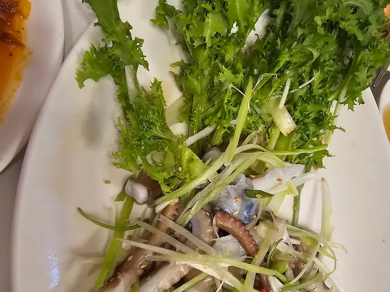 낙지 요리 근접 사진