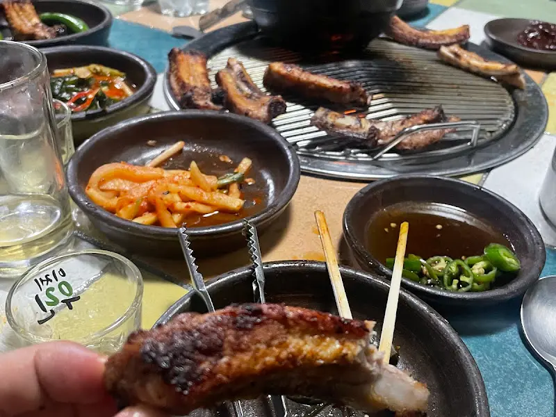 쪽갈비 한 점