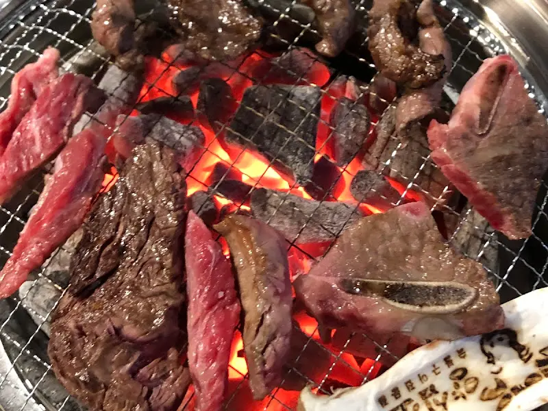 숯불에 구워진 고기