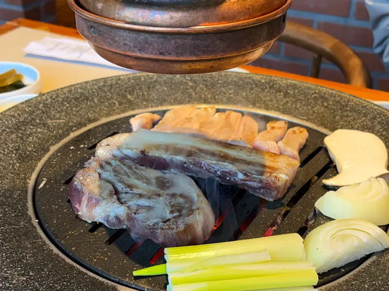 구워지고 있는 고기