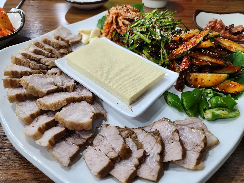 포두부 보쌈의 모습