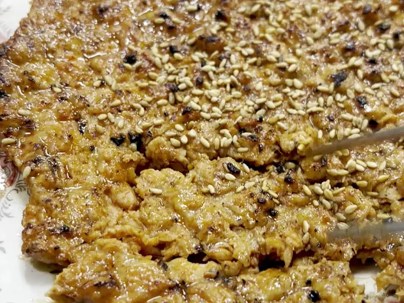 접시에 담겨져 나오는 닭불고기