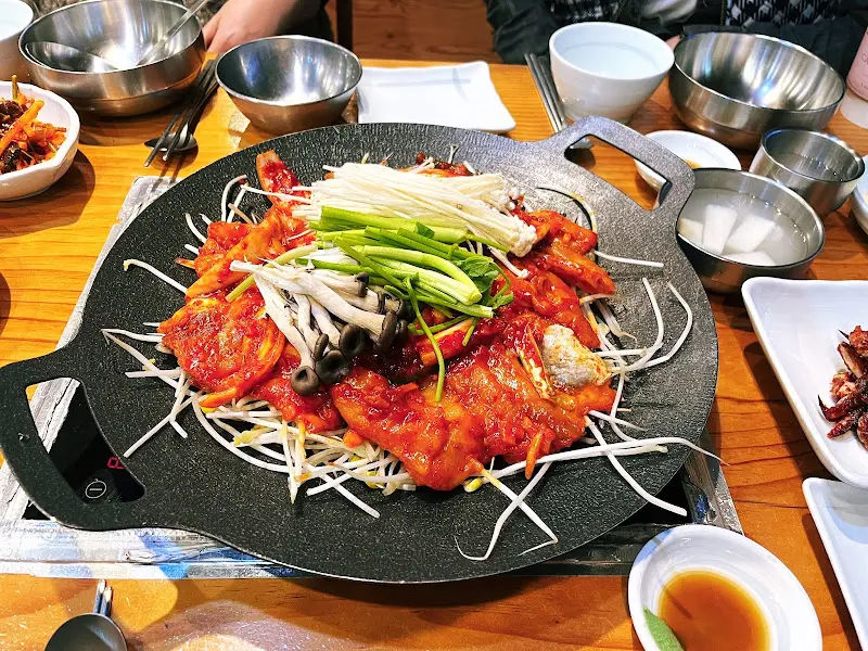 푸짐한 복불고기 한 상