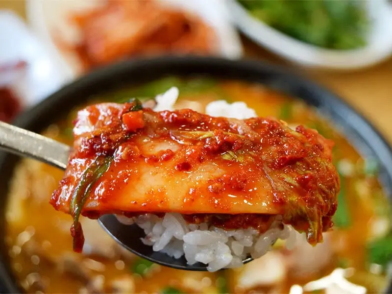 순대국과 겉절이