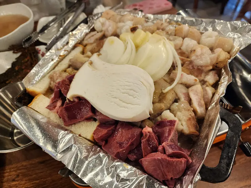 나정식당 곱창구이 전체샷