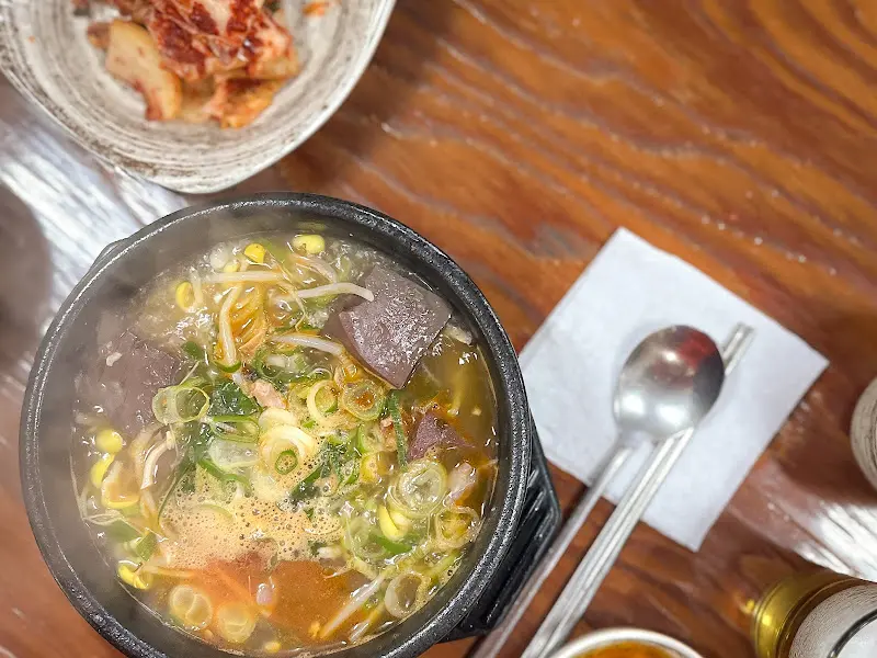 선지해장국 한상차림