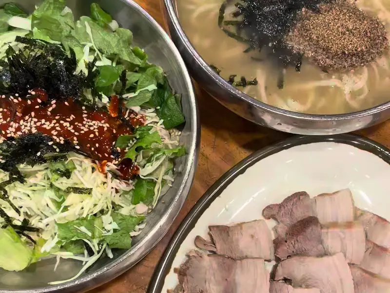 김화칼국수의 메뉴